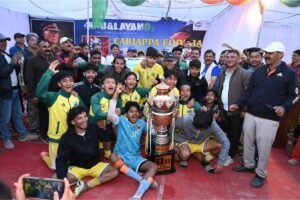 टिहरी लेक फेस्टिवल में करियप्पा फुटबॉल टूर्नामेंट का खिताब गढ़वाल हीरोज के नाम