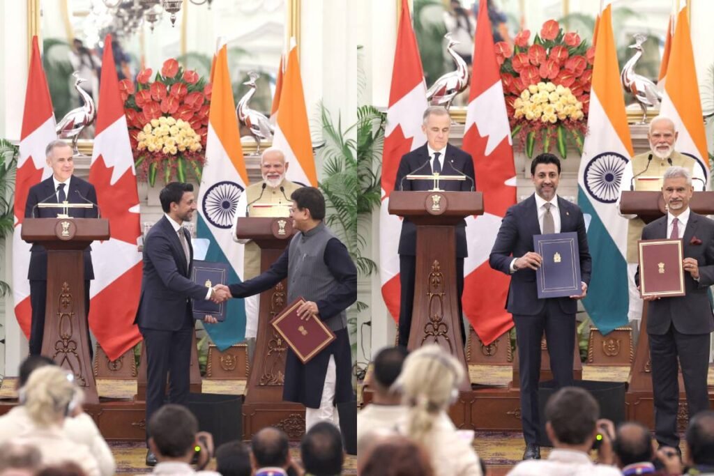 भारत-कनाडा व्यापक आर्थिक साझेदारी समझौते के लिए संदर्भ शर्तों पर हस्ताक्षर किए गए
