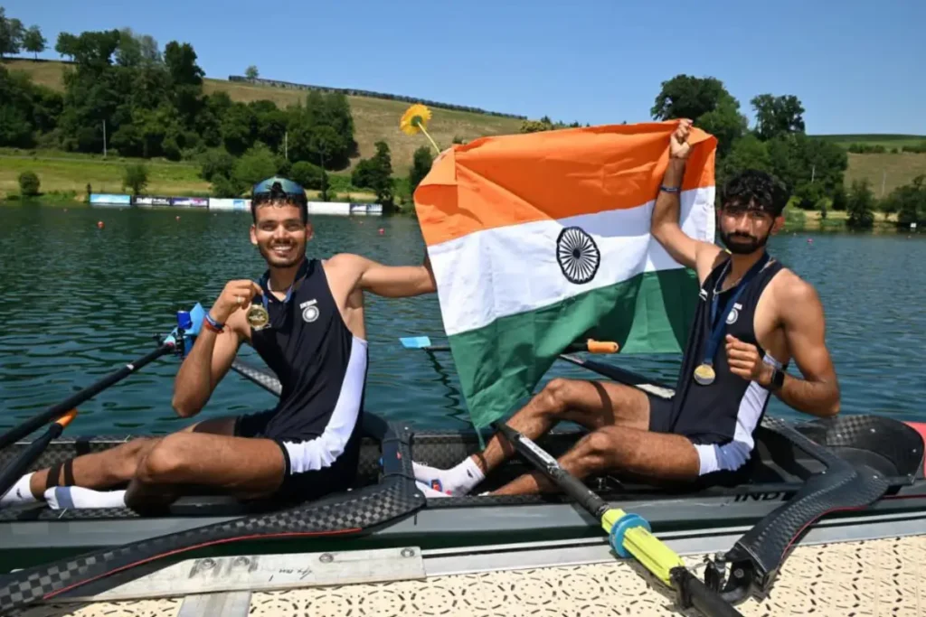 भारत ने वर्ल्ड रोइंग कप में इतिहास रचा, स्विट्जरलैंड में अपना पहला गोल्ड मेडल जीता
