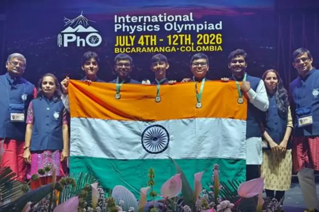 कोलंबिया के बुकारामांगा में आयोजित 56वें अंतर्राष्ट्रीय भौतिकी ओलंपियाड 2026 में भारत की शानदार जीत