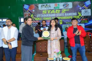 पौड़ी में राज्य स्तरीय टेबल टेनिस प्रतियोगिता का शुभारंभ जिलाधिकारी ने खिलाड़ियों का बढ़ाया उत्साह