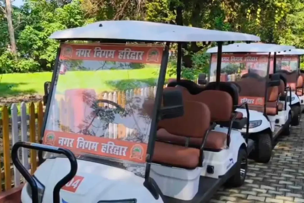 हरिद्वार में दीपावली से पहले शुरू होगी गंगा सारथी इलेक्ट्रिक गोल्फ कार्ट सेवा श्रद्धालुओं को मिलेगी राहत