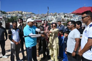 टिहरी में नौवीं राज्य स्तरीय सीनियर तीरंदाजी प्रतियोगिता का शुभारंभ 130 खिलाड़ी ले रहे भाग